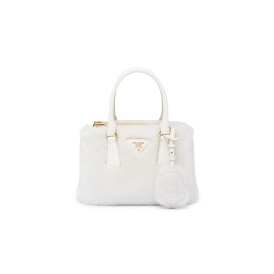 PRADA GALLERIA SHEARLING MINI BAG 1BA906 (20*14.5*9.5cm)